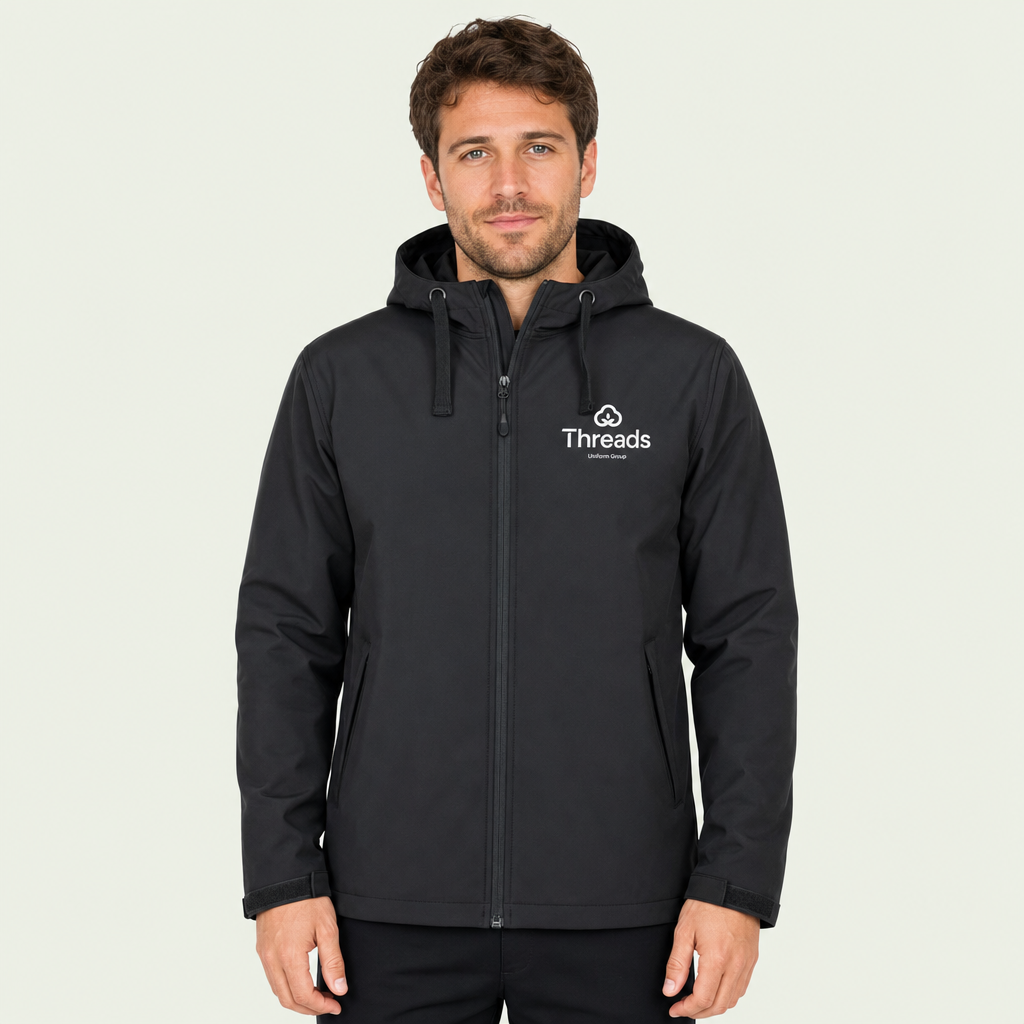 Pdm Water Resistant Hooded Softshell Jacket
