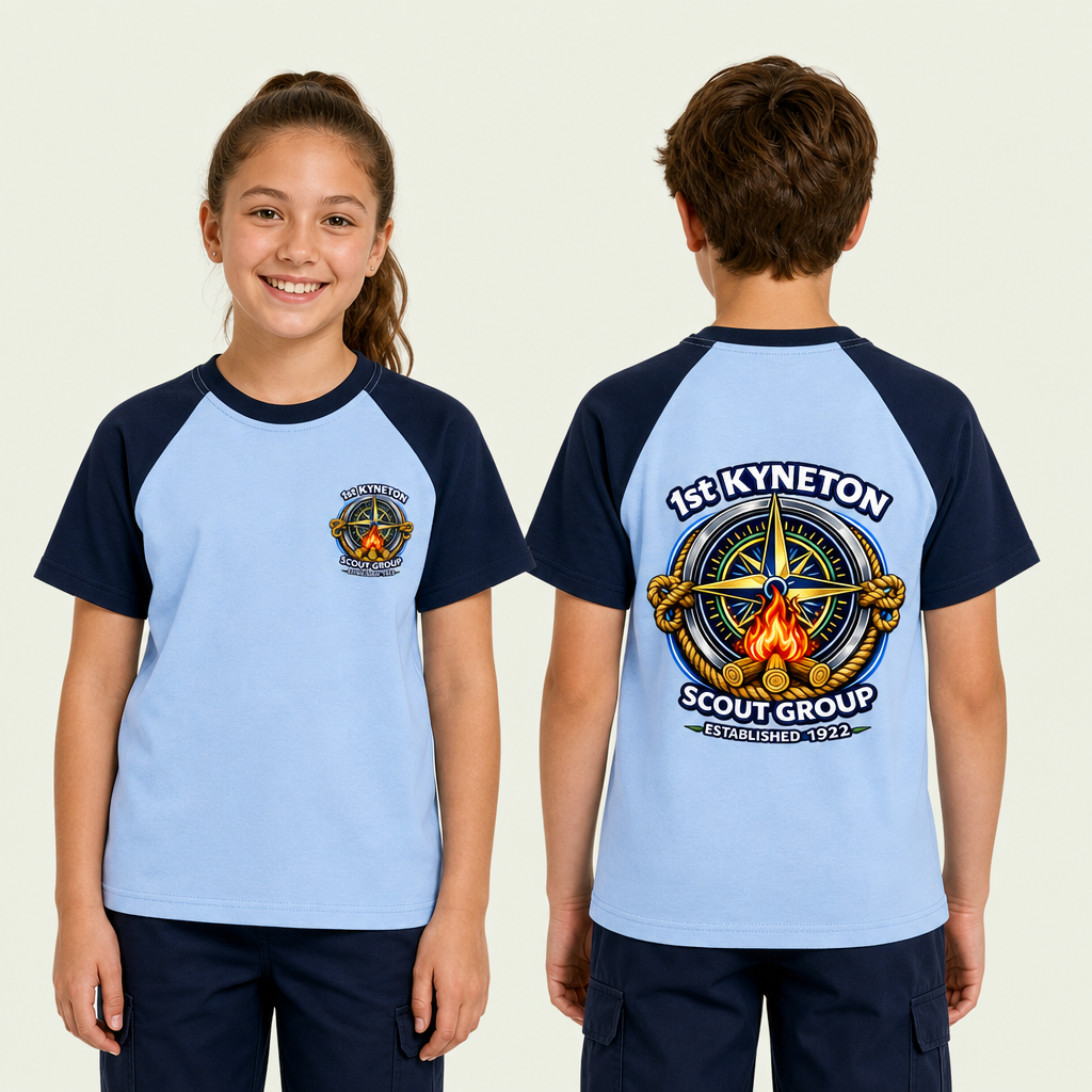 Youth Raglan T-Shirt - Campfire