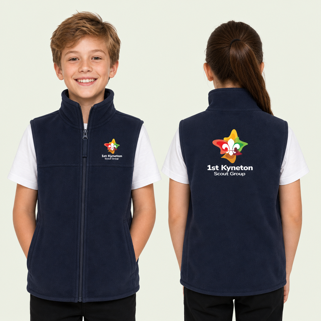 Youth Polar Fleece Vest - Scout