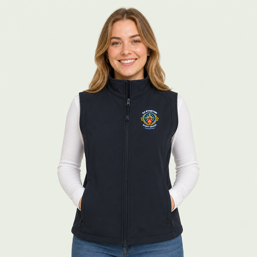 Ladies Soft Shell Vest - Campfire