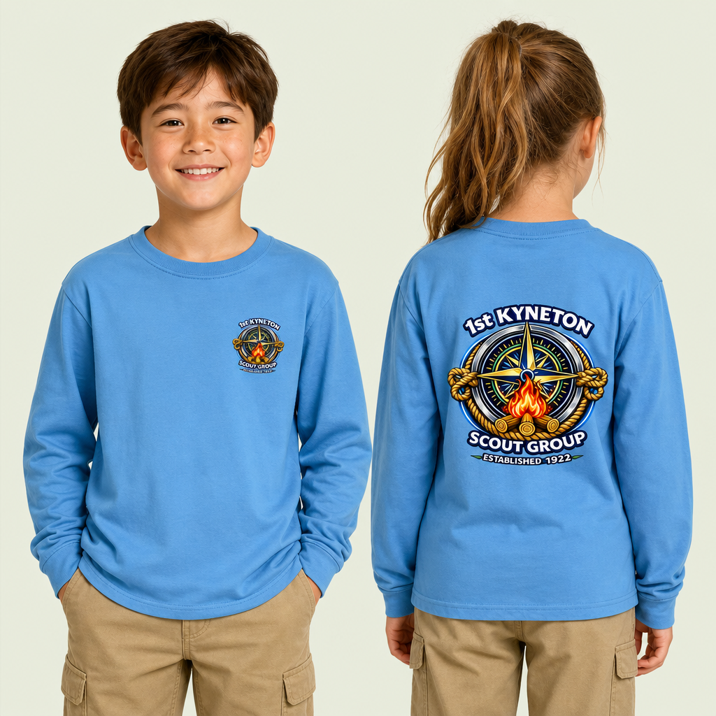 Youth Long Sleeve T-Shirt - Campfire