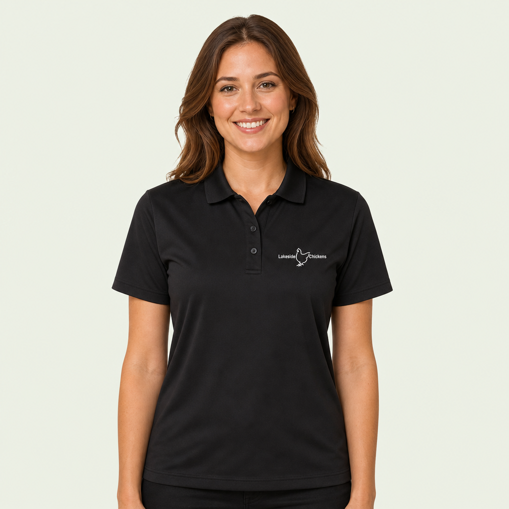 Ladies Microknit Polo Shirt