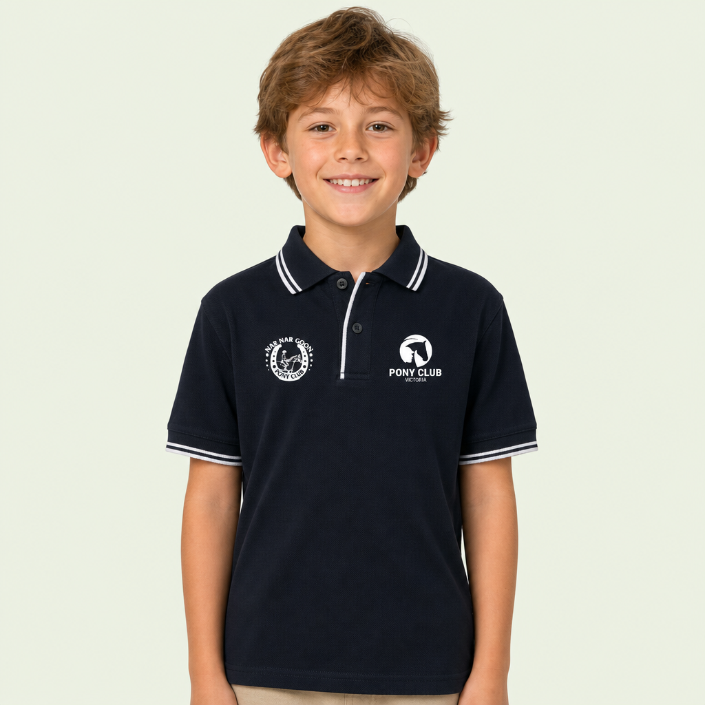 Kids Contrast Polo Shirt