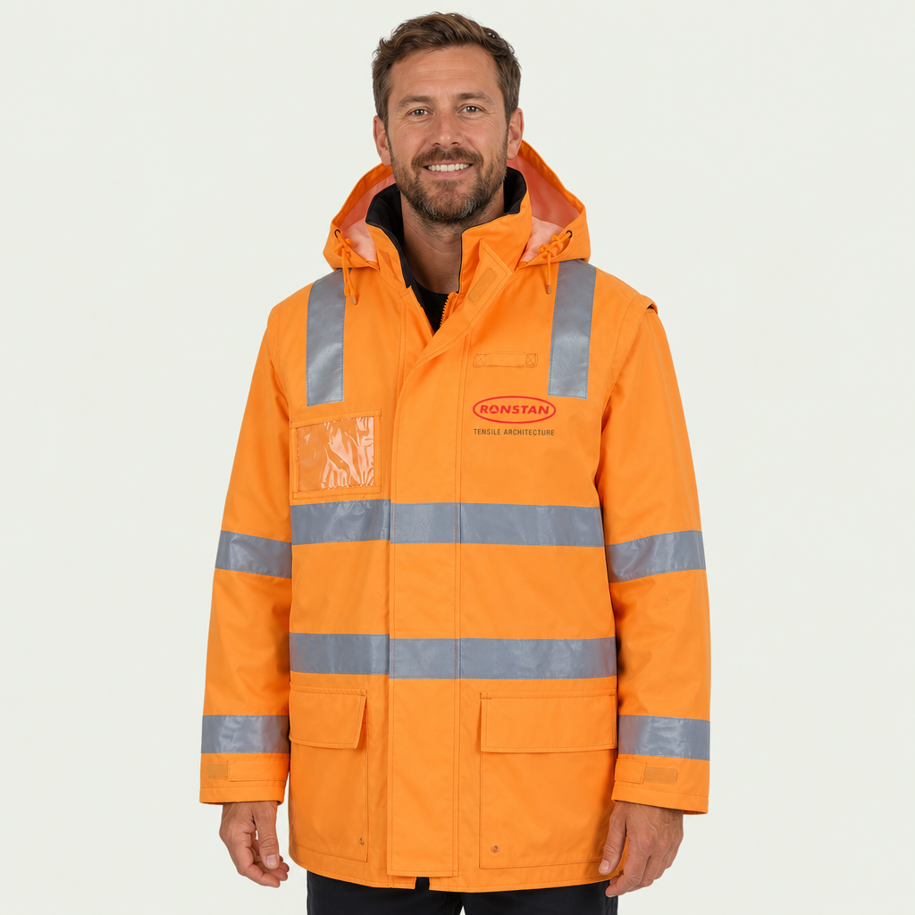 Zip Off Sleeve Longline Jacket (D+N) Aus Rail